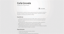 Desktop Screenshot of carlagouveia.com